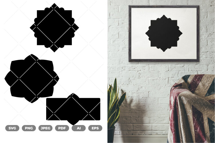 Decorative Label SVG & Clipart example image 1