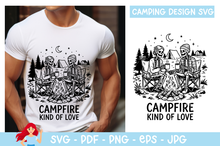 Campfire kind of love SVG, Camp SVG