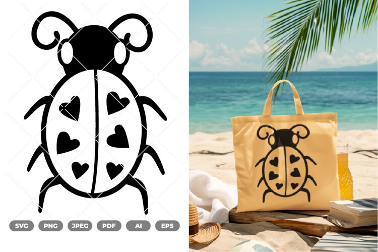Bug SVG & Clipart example image 1