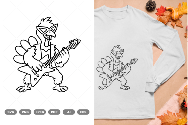 Cool Turkey SVG & Clipart