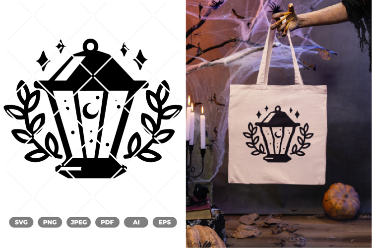 Celestial Lantern SVG & Clipart example image 1