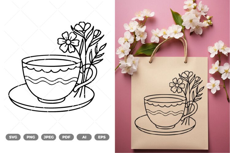 Wildflower SVG & Clipart example image 1