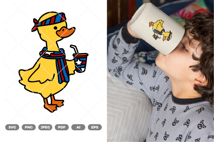 Duck Colored SVG & Clipart