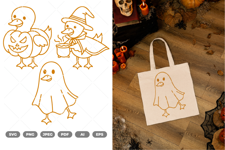 Halloween Duck SVG & Clipart
