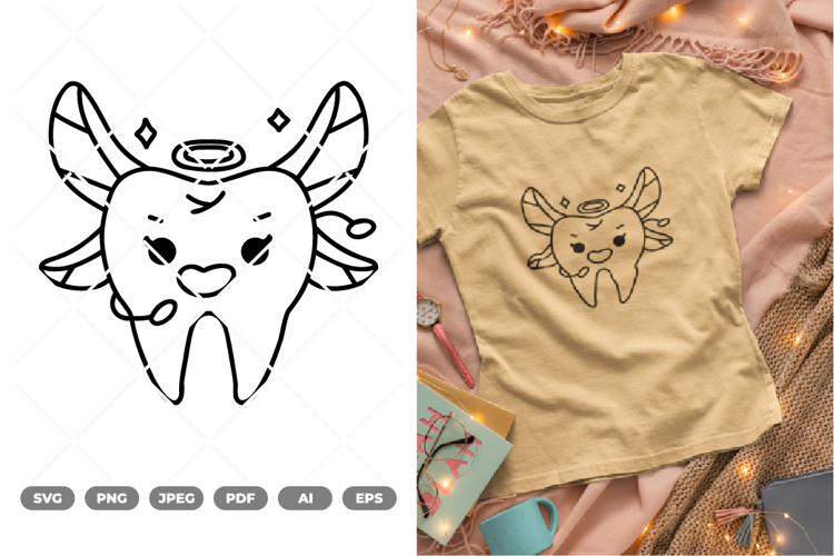 Cute Tooth Clipart Image 21