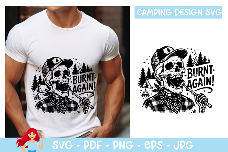 Burnt again SVG, Camp SVG