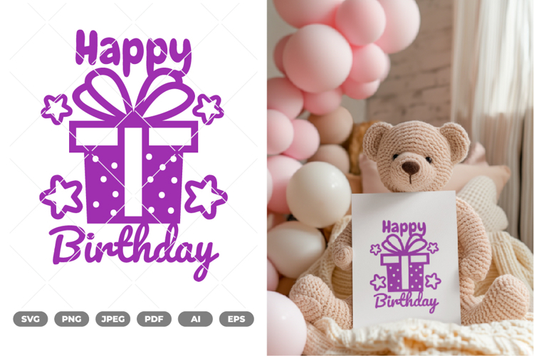 Happy Birthday SVG & Clipart