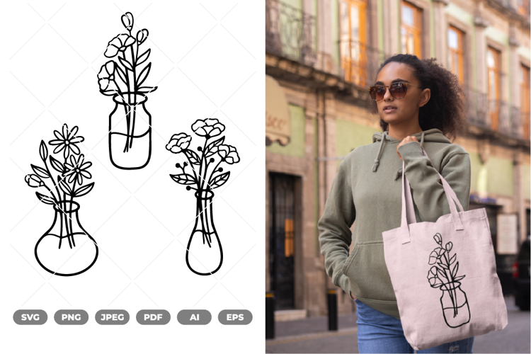 Blooming Flowers SVG & Clipart