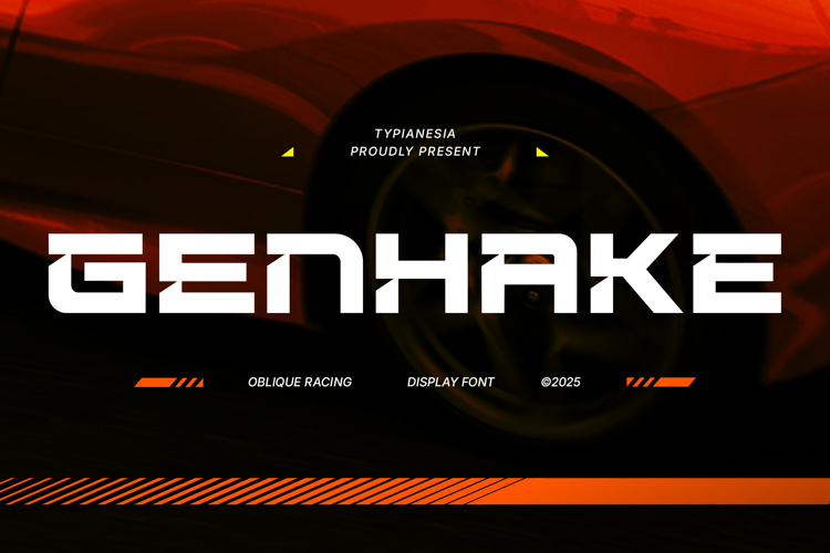 Genhake - Modern Futuristic Scifi Game Font