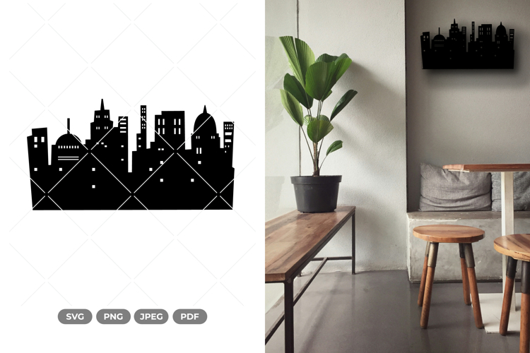 City Silhouette SVG & Clipart