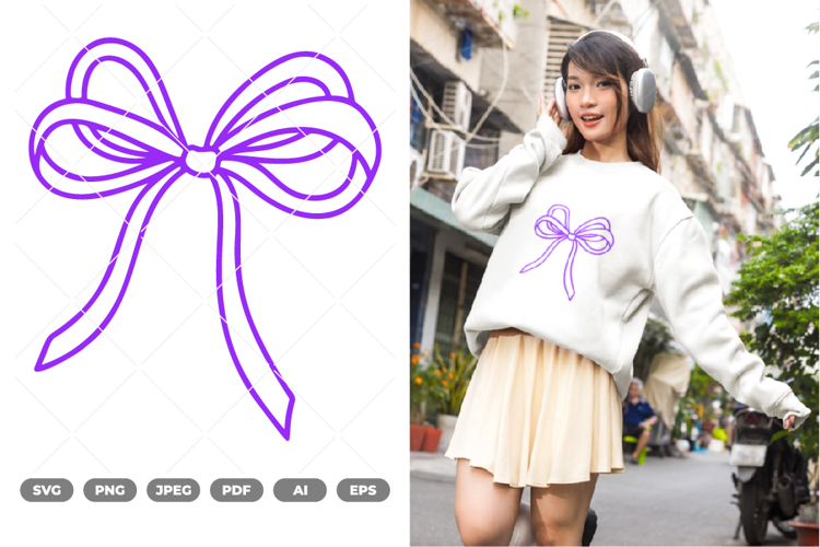 Cute Bow SVG   Clipart