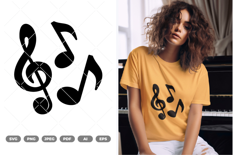 Music Notes SVG & Clipart