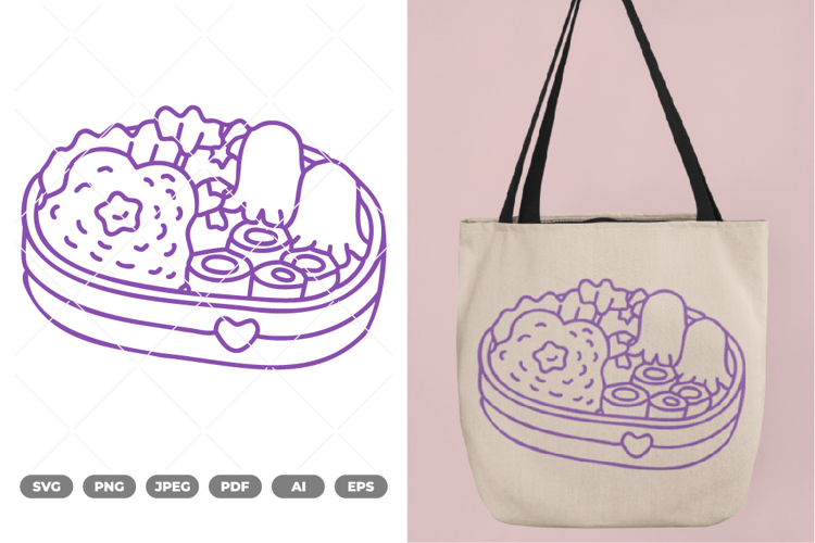 Bento Box SVG & Clipart