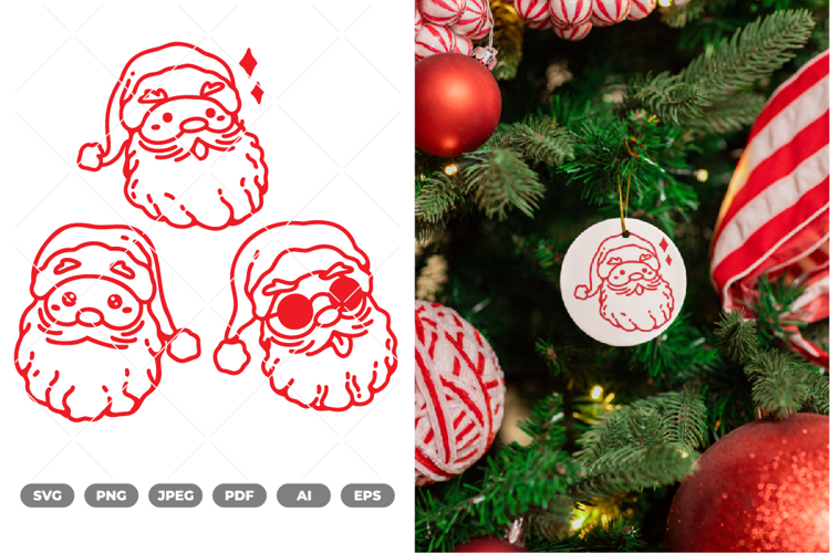Santa SVG & Clipart