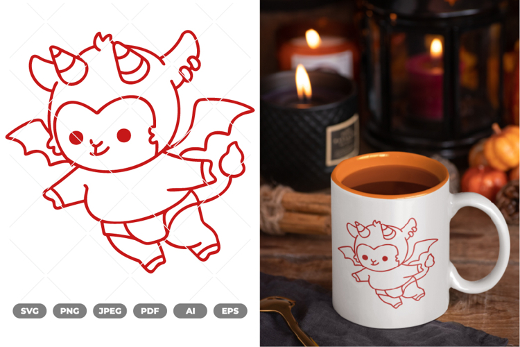 Little Demon SVG & Clipart