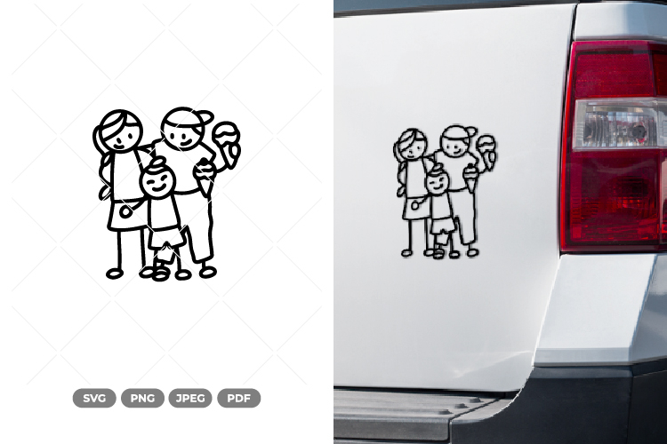 Stick Figure Family Svg Image 8