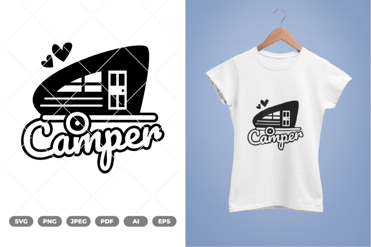 Camper SVG & Clipart