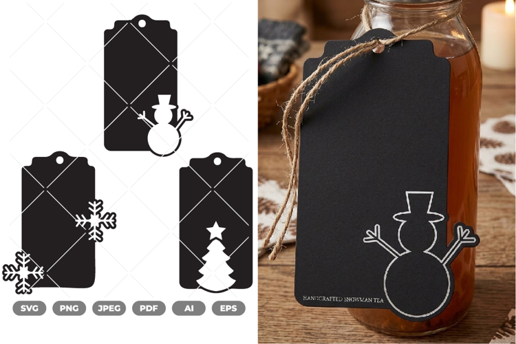 Christmas Tag SVG & Clipart