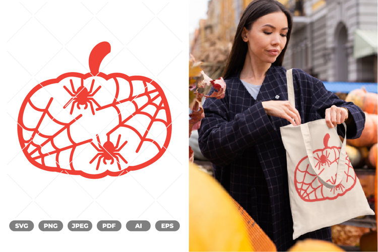 Halloween Pumpkin Cut file SVG & Clipart