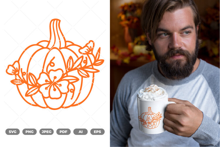 Pumpkin SVG & Clipart example image 1