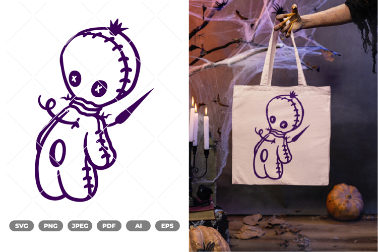 Voodoo Doll SVG & Clipart