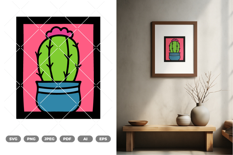 Cactus Flower Clipart Image 14