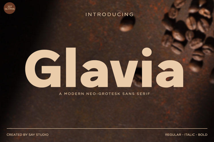 Glavia - Modern Neo Grotesk Sans