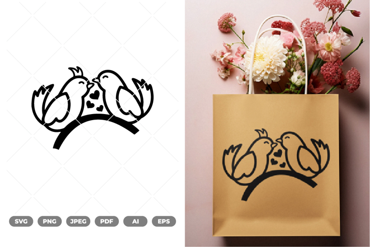 Love Bird SVG & Clipart