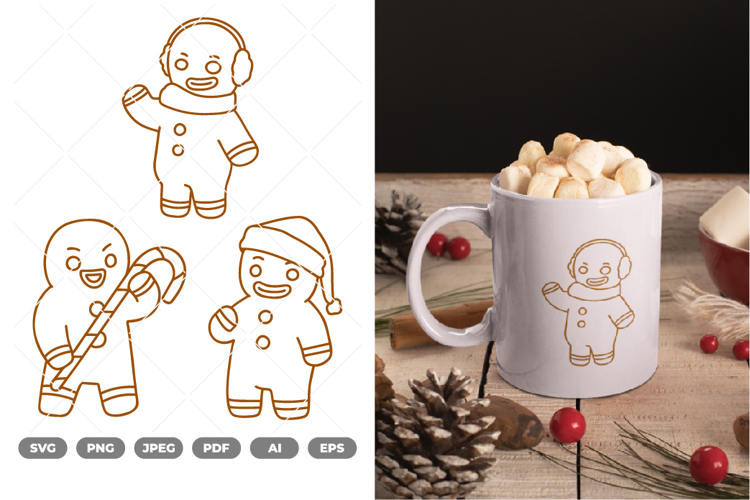 Gingerbread SVG & Clipart