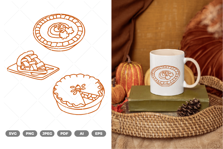 Autumn Pie SVG & Clipart