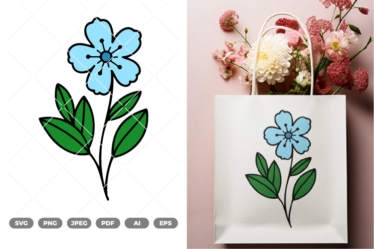 Flower Colored SVG & Clipart