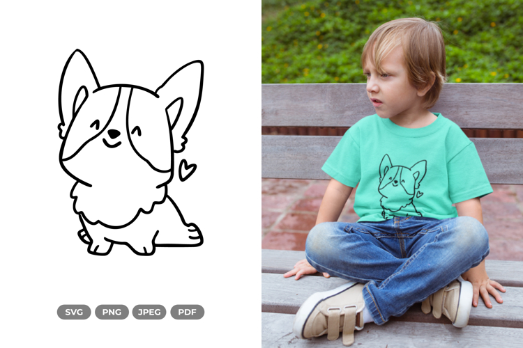 Kawaii Puppy SVG & Clipart - Pet Clipart