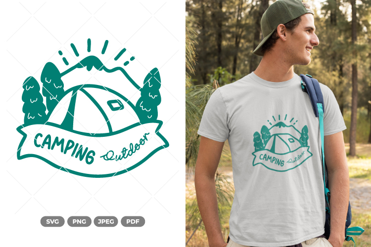 Camping Outdoor SVG & Clipart