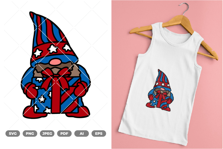 Gnome Colored SVG & Clipart