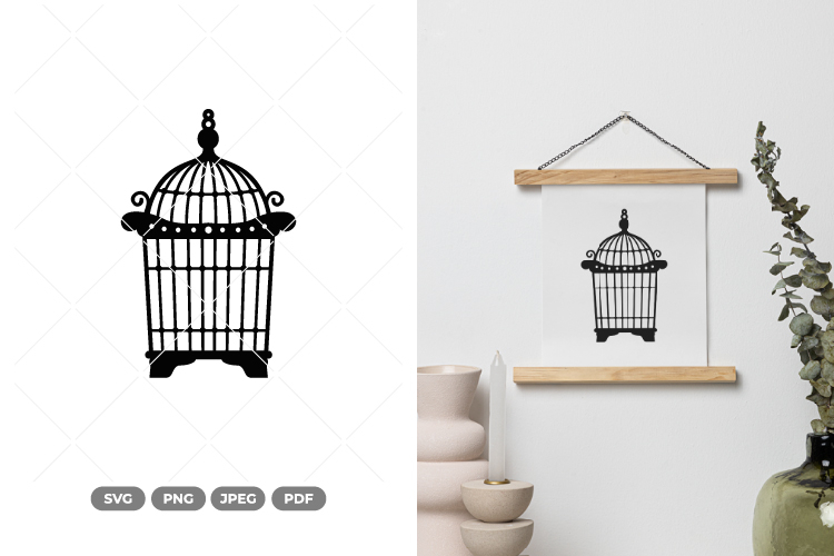 Bird Cage Clipart Image 13