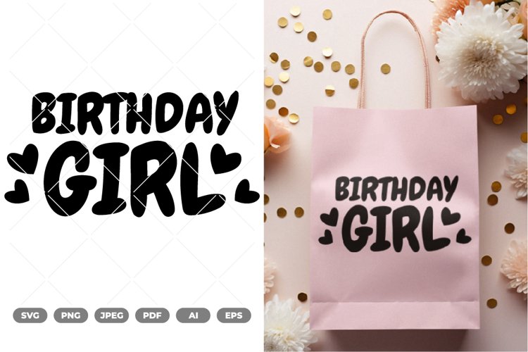 Birthday Girl SVG & Clipart