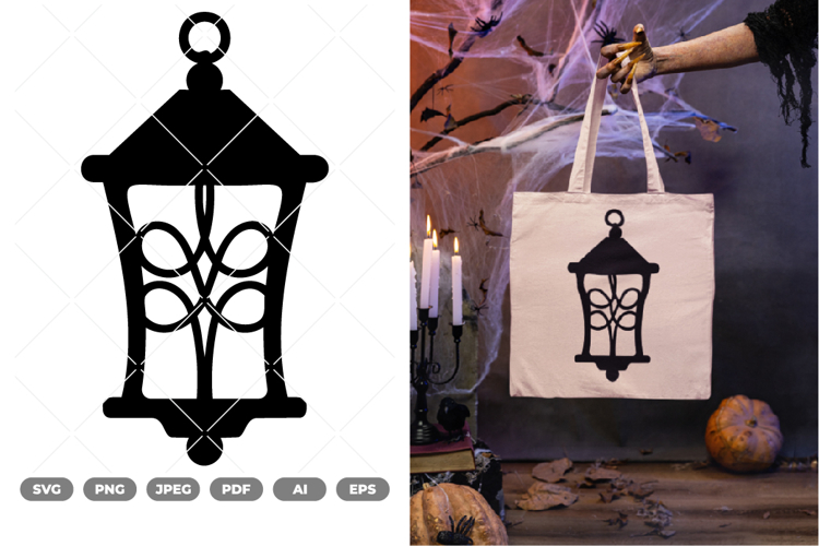 Lantern Silhouette SVG & Clipart