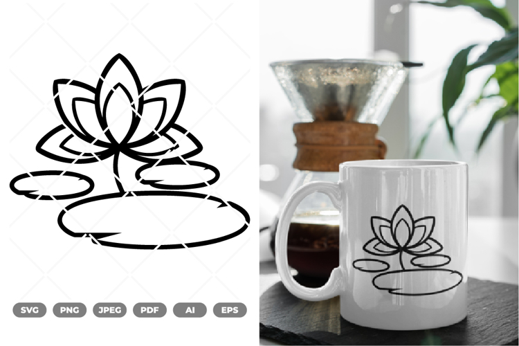 Lotus SVG & Clipart example image 1