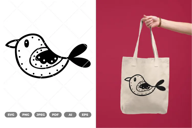 Bird Boho SVG & Clipart