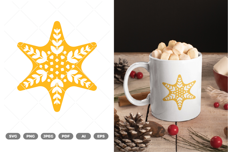 Christmas Star SVG & Clipart