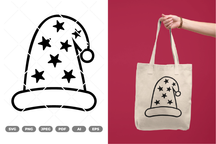 Gnome Hat SVG & Clipart example image 1