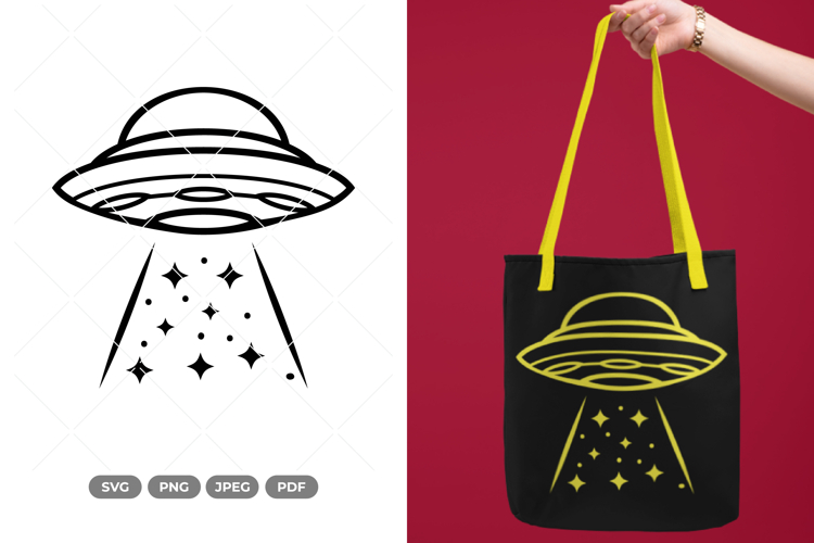 UFO SVG & Clipart - Outer Space SVG