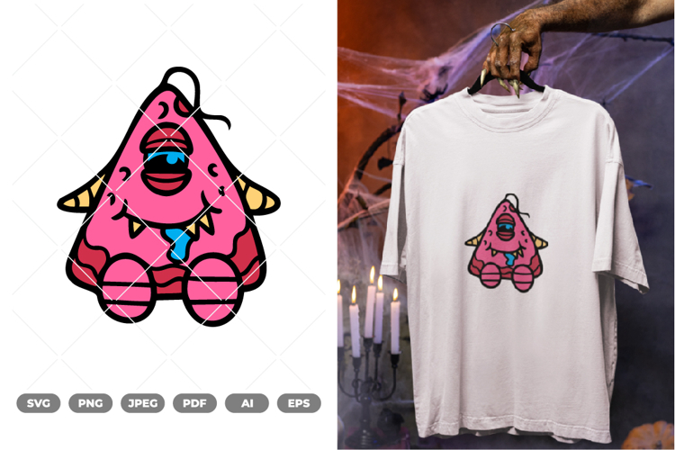 Monster Colored SVG   Clipart