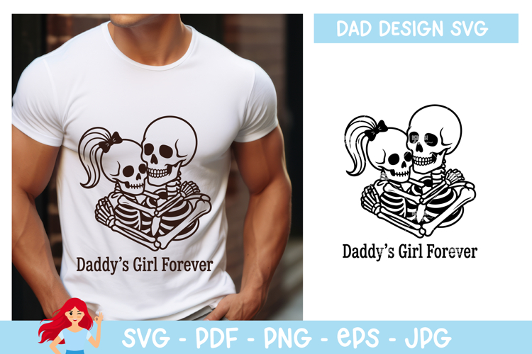 Daddys girl flower SVG, Dad SVG