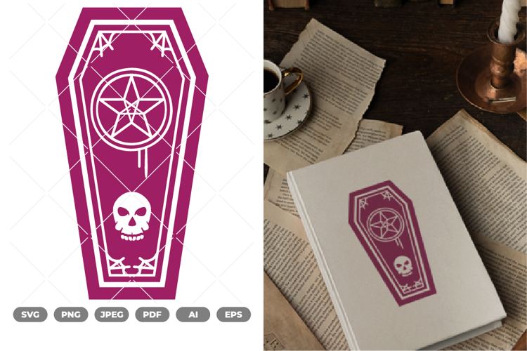 Coffin Clipart Image 6