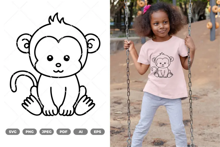 Cute Safari Animals SVG & Clipart