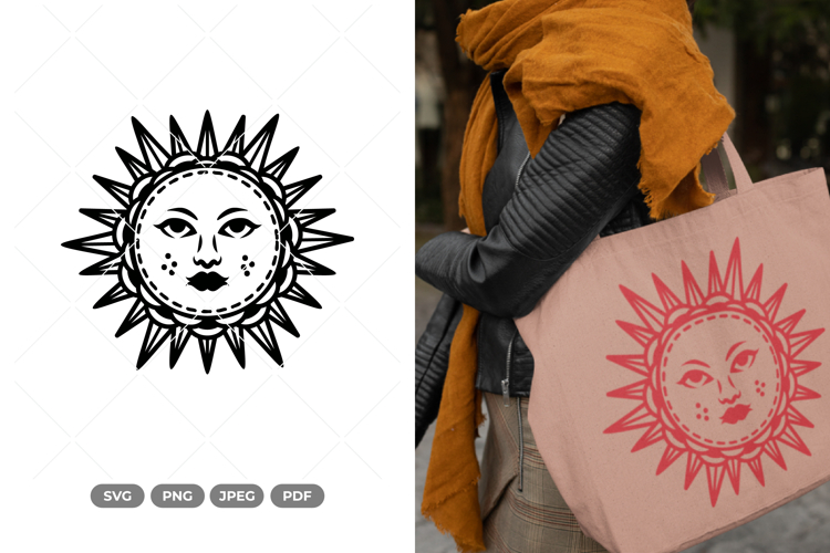Tribal Sun SVG & Clipart