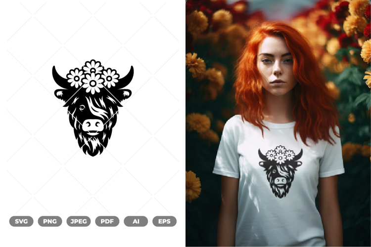 Highland Cow Svg Image 8