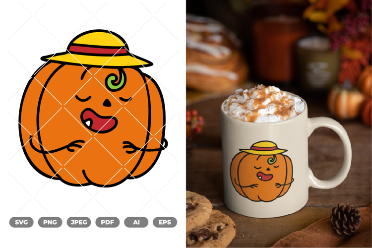 Cute Pumpkin Colored SVG & Clipart