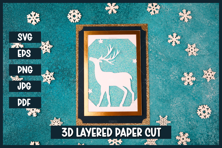 3D Christmas SVG Image 15